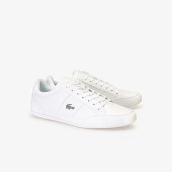 Lacoste Chaymon Nappa Leather Sneakers - Tenisky Pánské Bílé | CZ-5jbrGK